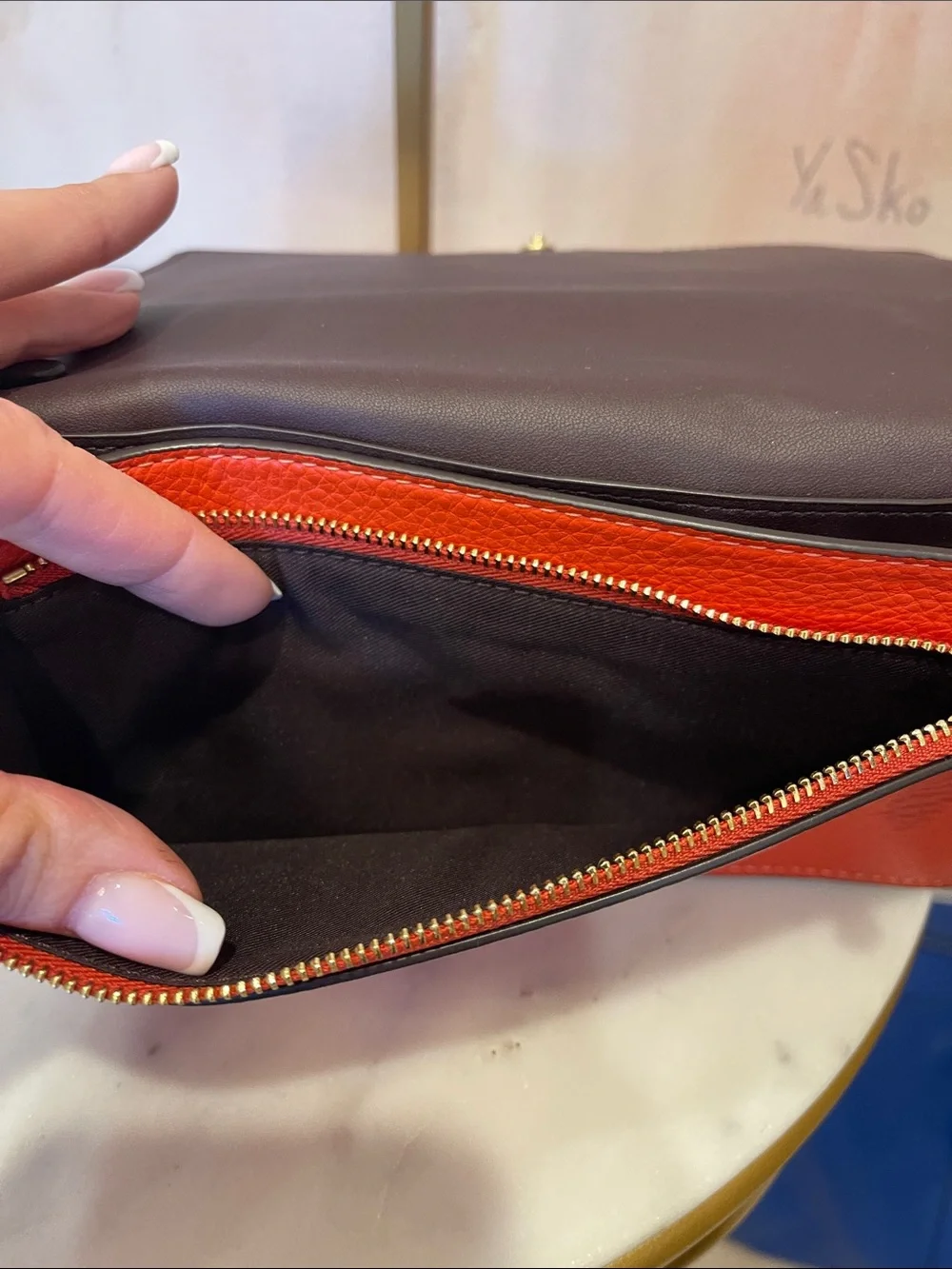 Coach Anna Crossbody Crossbody Bag- Bright Orange